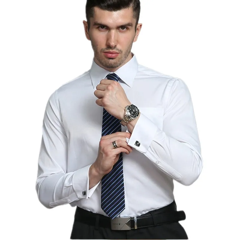 2027 Men's Long-sleeved Dress Shirts, Single-breasted Lapel Vertical Striped Shirt. White,Purple,Black,Pink,Blue,Yellow.