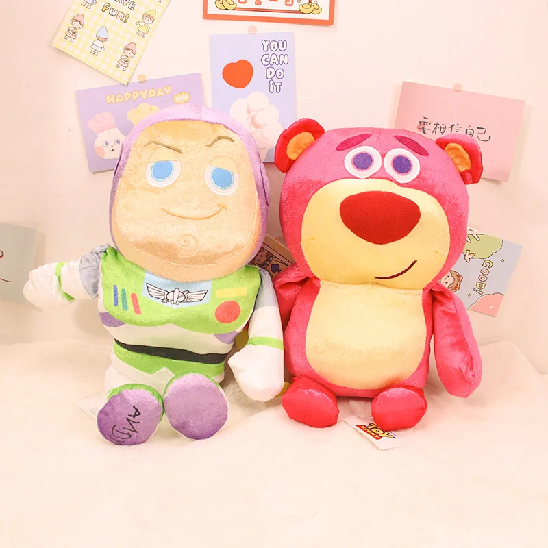 30cm Genuine Disney Toy Story Plush Toys Kawaii Woody Buzz Lightyear Plushie Lotso Cute Dolls Anime Stuffed Toys for Children