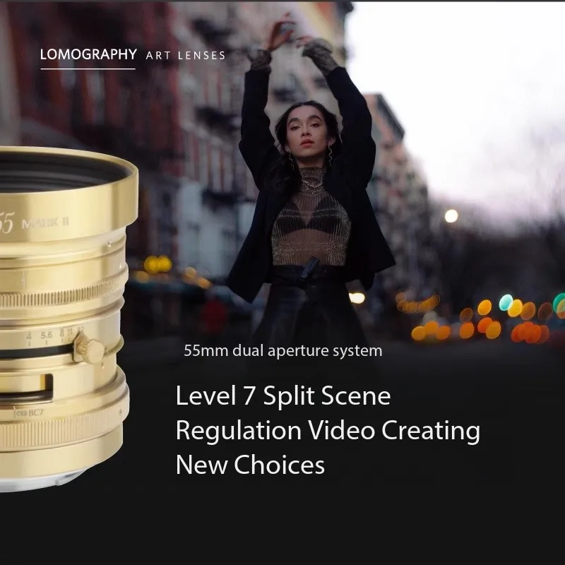 Petzval 55 مللي متر F1.7 Mark II كامل الإطار صورة عدسة الكاميرا خوخه التحكم لسوني FE نيكون Z كانون RF جبل الكاميرا