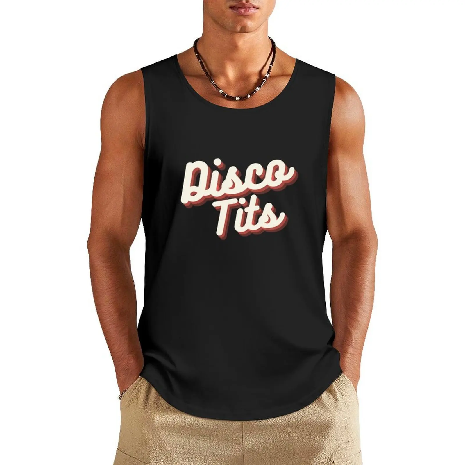 

Disco tits 8 Tank Top summer clothes men 2025 man vest fashion 2025 man