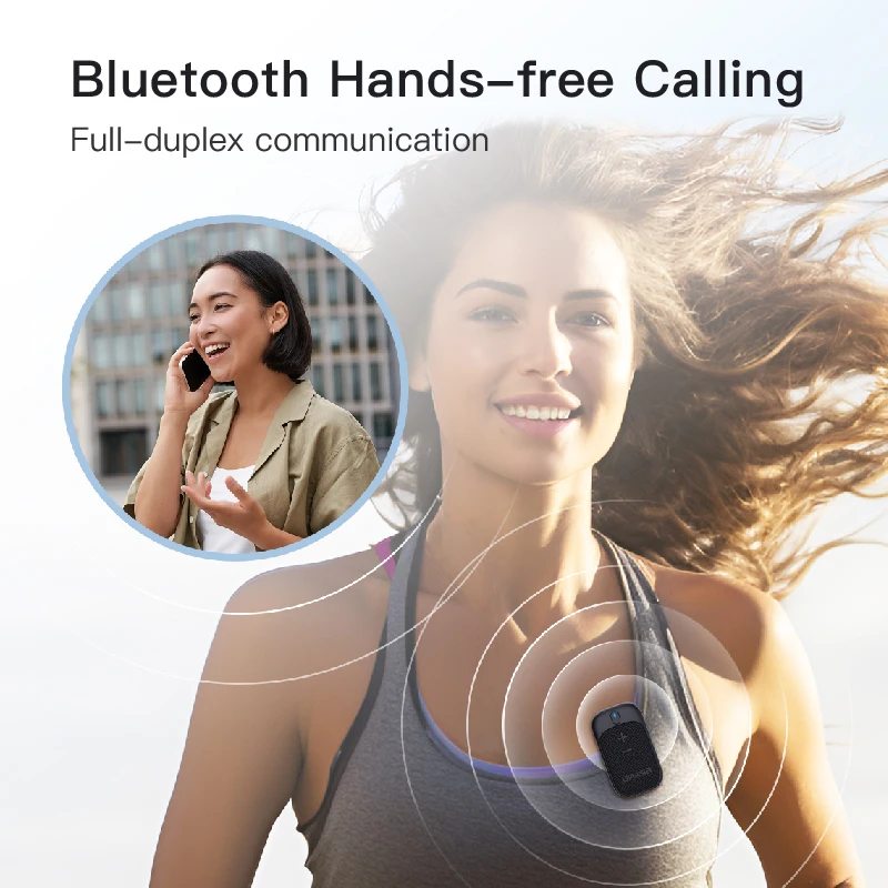 กล่องเสียงไร้สายแบบพกพาสำหรับเล่นกีฬาลำโพงกลางแจ้งกันน้ำ IPX5บลูทูธขนาดเล็กแบบคลิปออนแม่เหล็กสวมใส่ได้