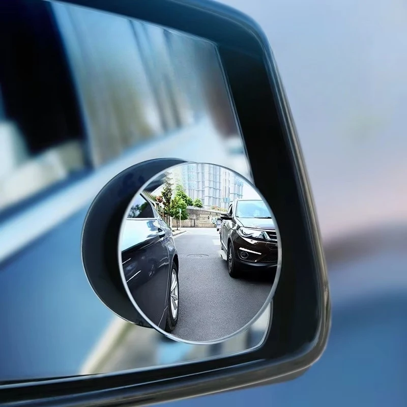 High Quality 360 Rotatable HD Clear Convex Round Blind Spot Assist Rearview Mirror Vehicle Driving Safety Parts