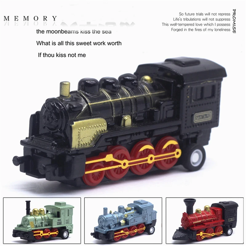 

Alloy Train Model Car Toys Steam Train Diecast Locomotive Railway Motorized Kids Set Christmas Festival Gifts Toys Boy Gift Car