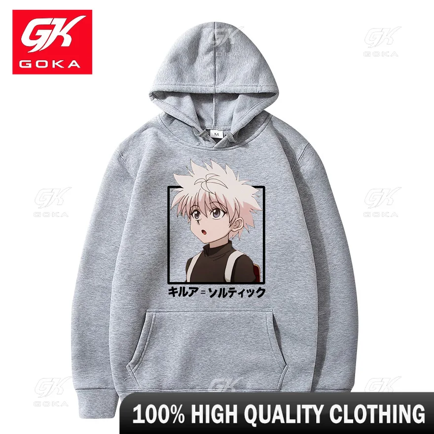 Hunter X Hunter Japan Anime Herren Damen Hoodies Harajuku Gon Killua Print Sweatshirt Unisex Herbst Winter Streetwear Unisex Tops