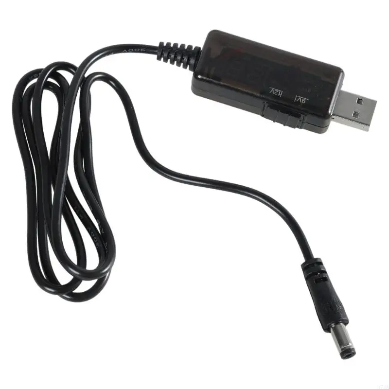 

USB 5V to DC9V 12V Adapter USB to 8PCS DC-Adapter Connector Led 67JA