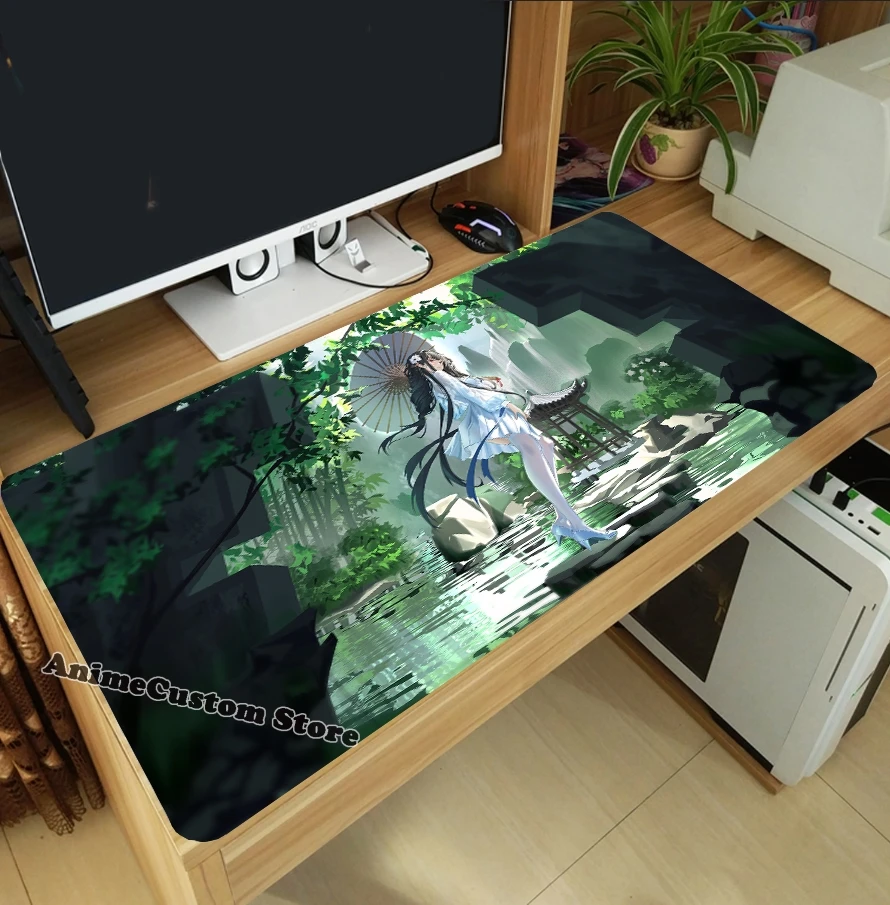 Anime Peripheral Game Azur Lane ROC Yat Sen Cosplay Thicken Large Mouse Pad Mice Mat Gaming Keyboard Mat Otaku Playmat Gift