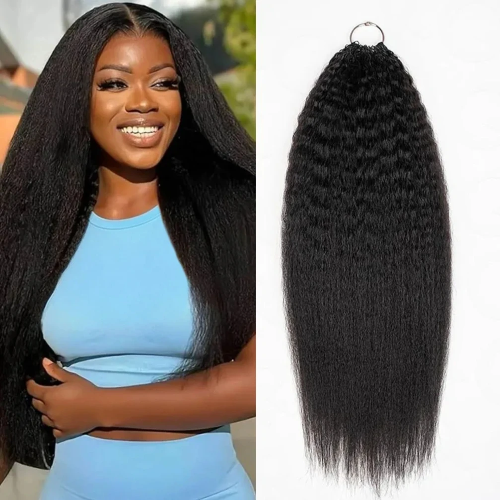 1pc-50g-kinky-straight-feather-crochet-hair-extensionshuman-hairnatural-black-colorinvisible-knotsknotless-pre-separated