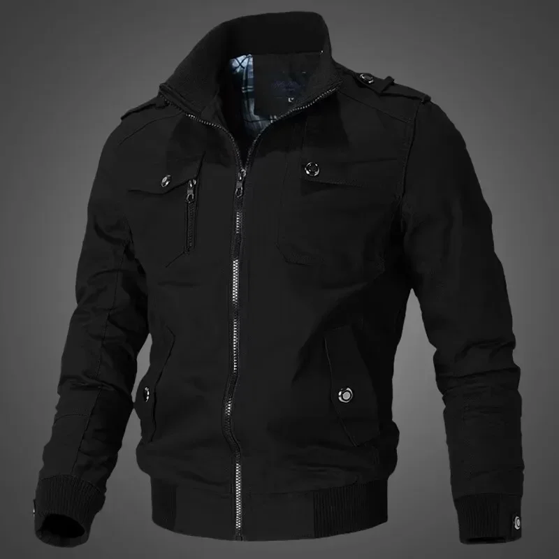 Stand schlanke Wind jacke Jacke Herren Militär Baseball Mäntel Männer männliche Outwear Herbst Herren Bomber Cargo Jacken Freizeit kleidung