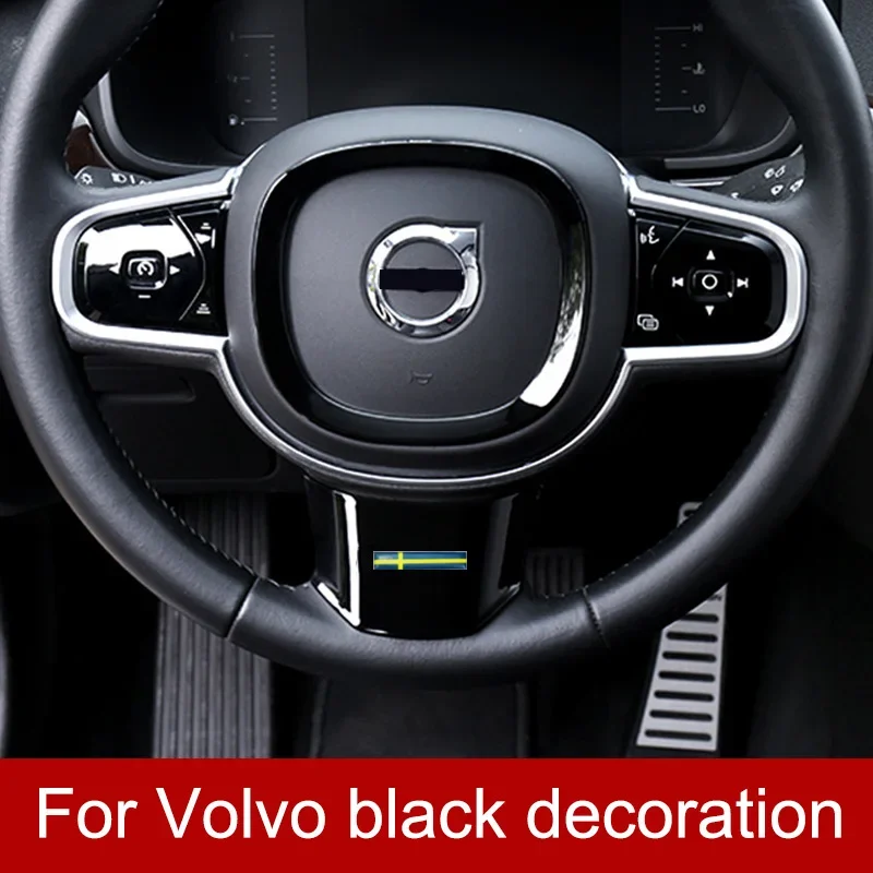 For Volvo S90 XC60 V90 XC90 S60 V60 xc90 steering wheel decorative ring interior steering wheel frame accessories