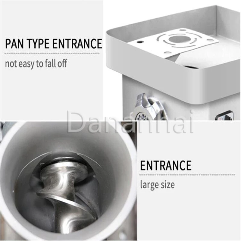 Vertical Meat Grinder Machine Commercial Meat Mincer Stainless Steel for Butchery Meat Milling Work view 6
