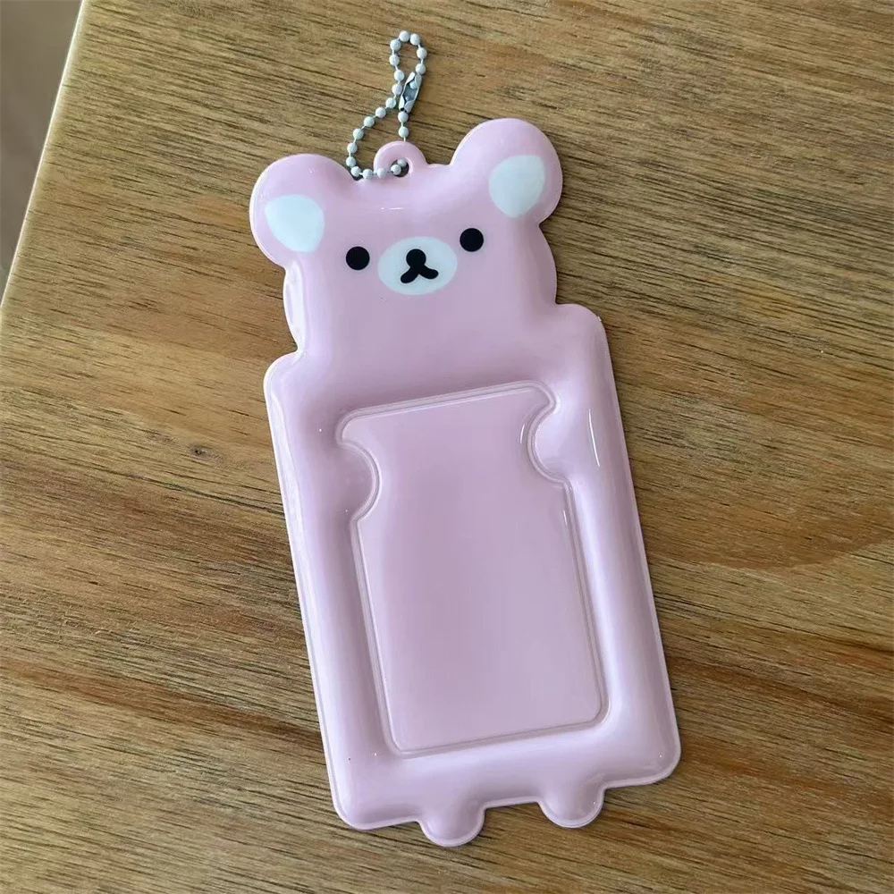 حامل بطاقات لطيف عتيق من Rilakkuma Alien مقاس 3 بوصة لملحقات تخزين بطاقات الحرم الجامعي لصور الهوية بولارويد
