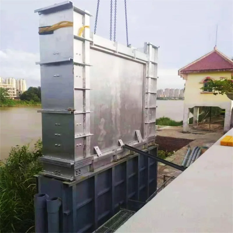 EXW الهيدروليكية انخفاض Weir بوابة الكهربائية الفولاذ المقاوم للصدأ منفذ قابل للتعديل تحقق صمام لنظام التحكم في المياه #2