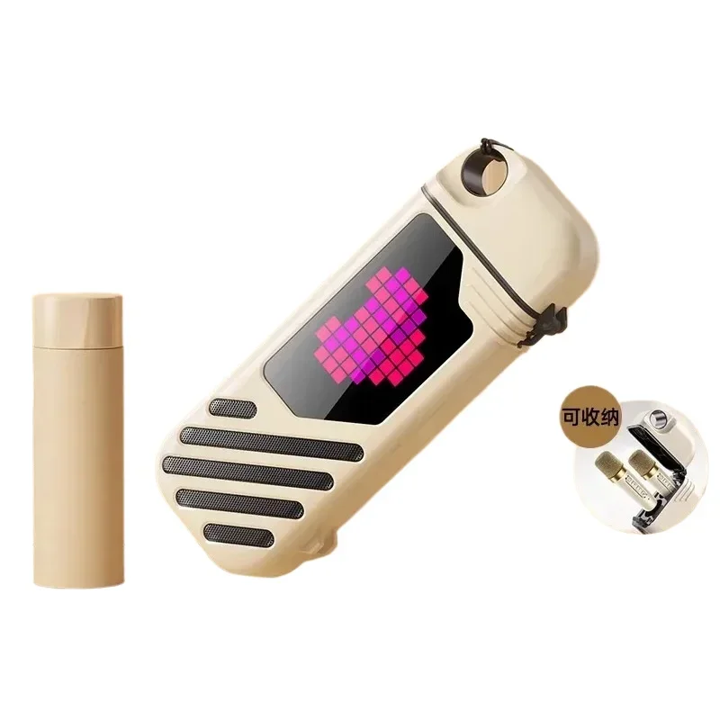 K18PRO microphone audio integrated microphone singing k song speaker bluetooth wireless home ktv outdoor use