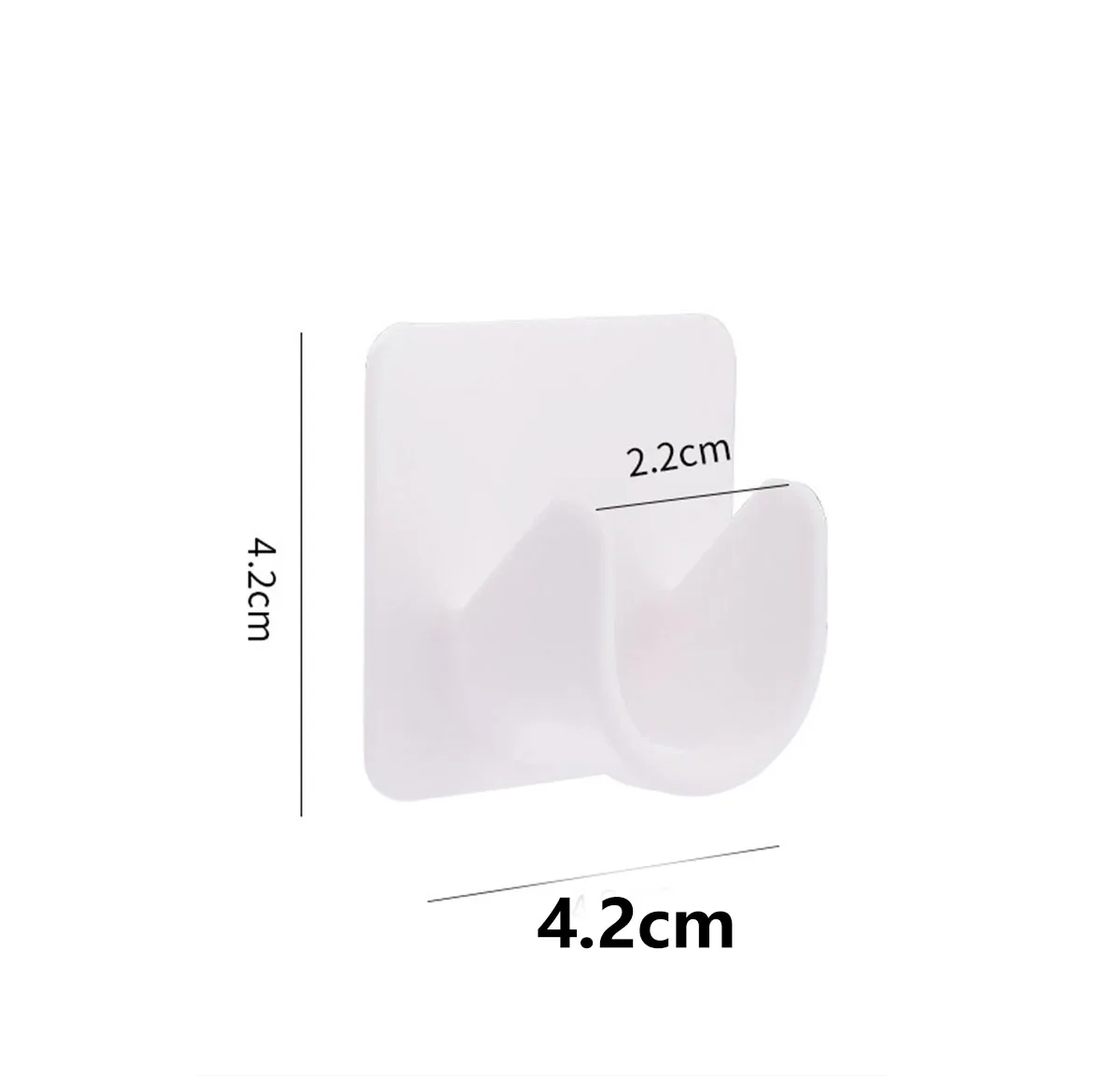 2pcs Strong Curtain Rod Bracket Holders Hooks Self-adhesive Adjustable Curtain Fixing Clip Punch-free Household Pole Support