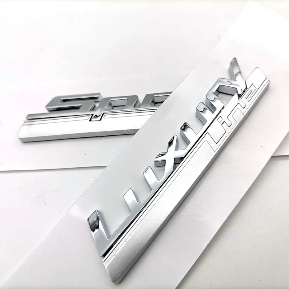 3D ABS Sport Luxury Line Emblem Car Fender Badge Sticker For 520d 530d 330d 320d 518d F30 F10 G30 G20 E46 E39 Accessories