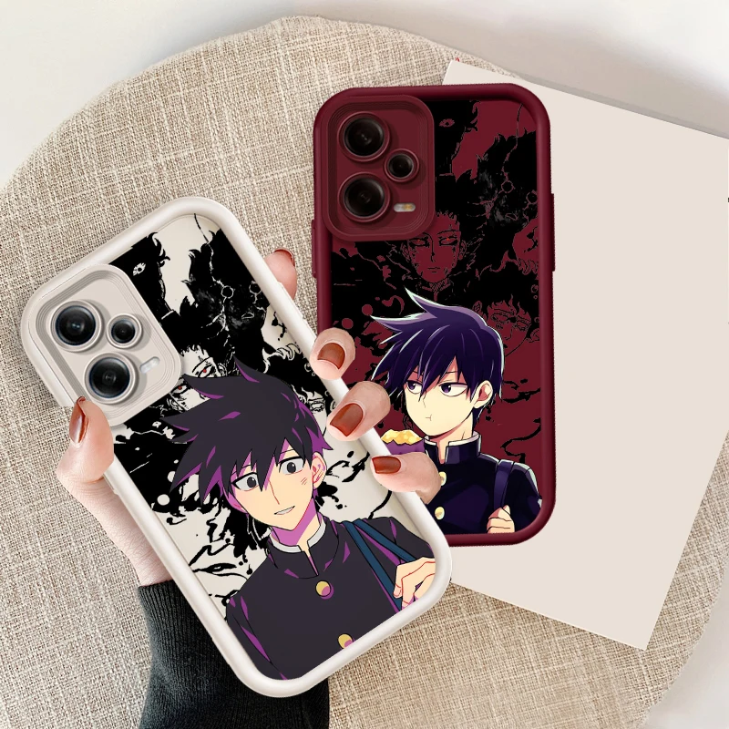 Mob Psycho 100 Anime Cartoon Eye Ladder For Xiaomi Redmi Note 13 12 12C 11 11S 10 10C 10A 9C 9A Pro 5G Soft Phone Case