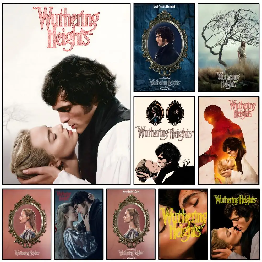 New version Film W-wuthering Heights Poster HD Self-Adhesive Wall Decor Home Office Dorm Bedroom & More Ideal Gift Choice