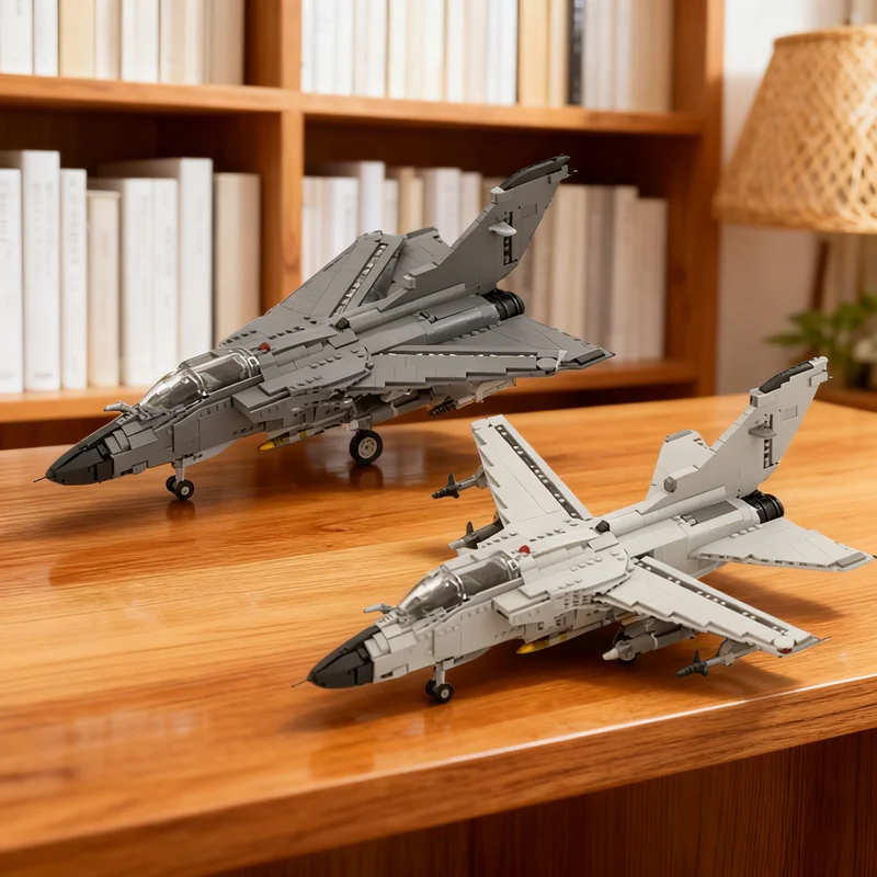 

1211pcs MOC Panavia TORNADO IDS 1 34 Minifigure Scale Creator Model Building Blocks Toy Gift Creative Display Collectible Desk