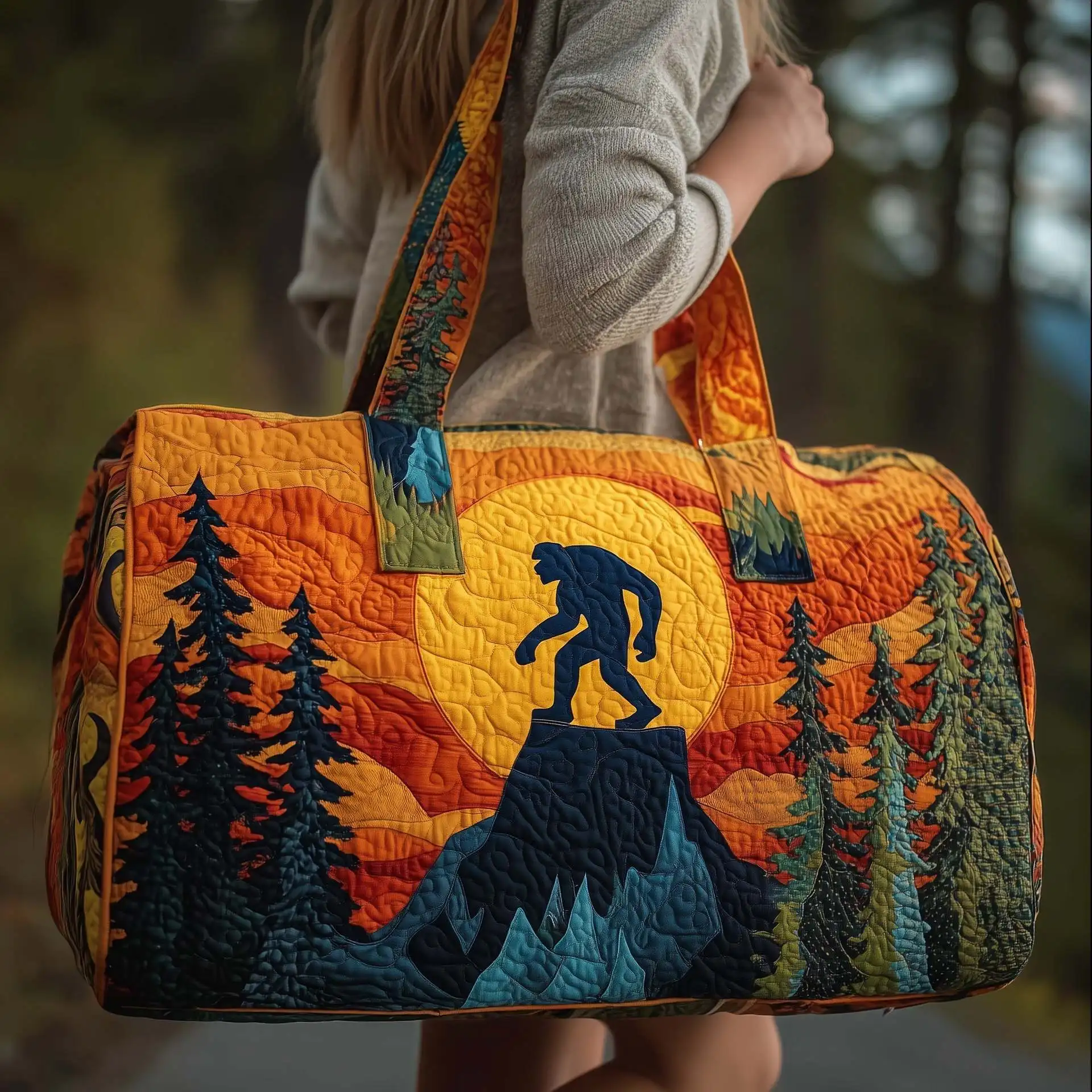 

Сумки с 3D-печатью и стеганым узором: модные подарки для походов и кемпинга, сумки-тоут, индивидуальные сумки для тренировок и путешествий, пляжные сумки