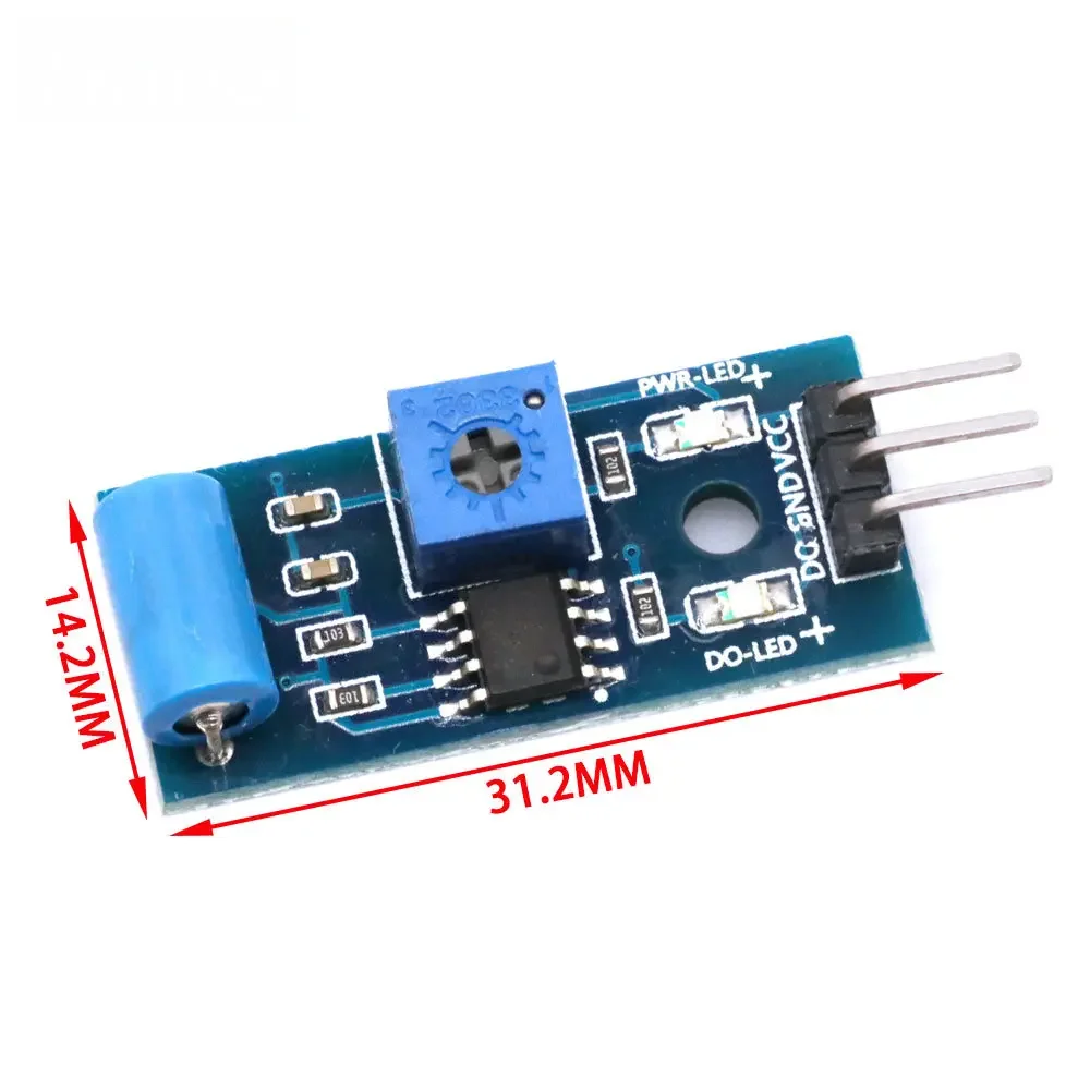 normally closed type vibration sensor module Alarm sensor module Vibration switch SW-420 for arduino