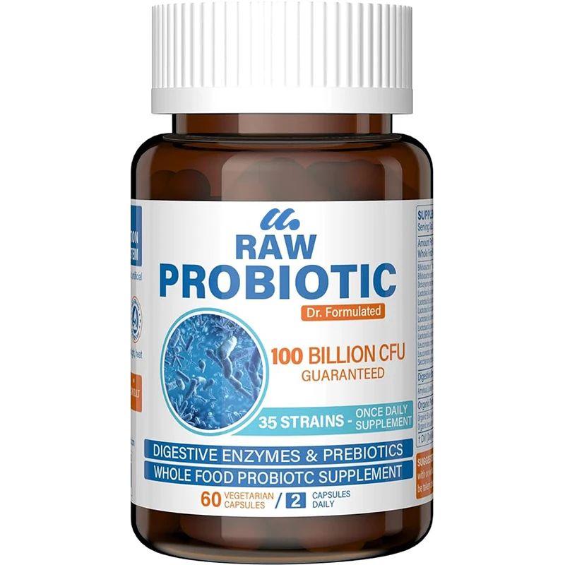 

Male and female probiotics, organic prebiotics, and natural digestive enzymes promote digestive, intestinal, and immune health