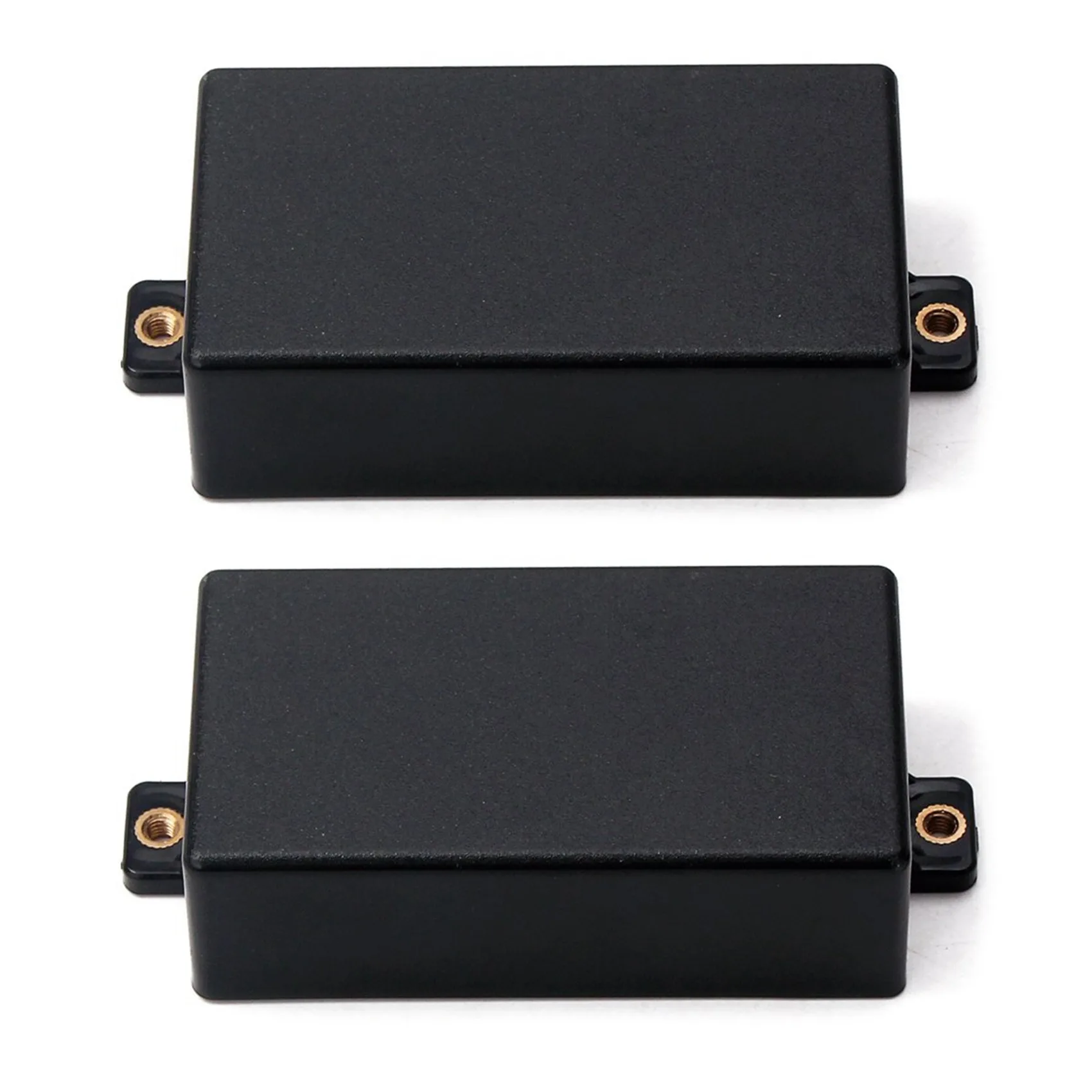 2X Plastic Sealed Humbucker Pickup Cover Fit SQ Pickup Guitar Parts (Black)