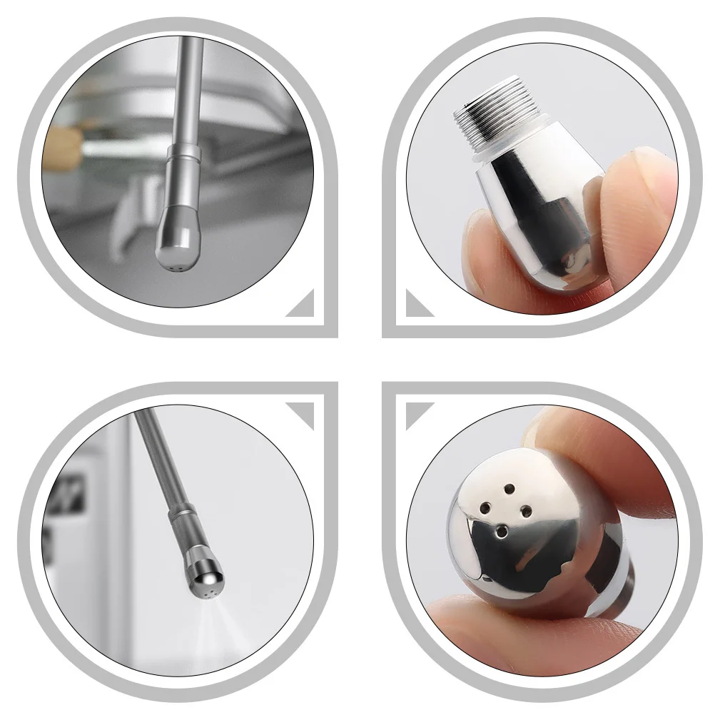 

High Quality 4 Hole Coffee Machine Nozzle Stainless Steel Durable for Restaurant Milk Foams Spout Coffee Machine Nozzle