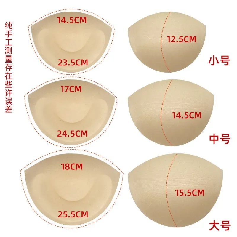 10pairs Stage Wrap Bra, Medium Thick Semicircular Pads, Push-up Half Cup