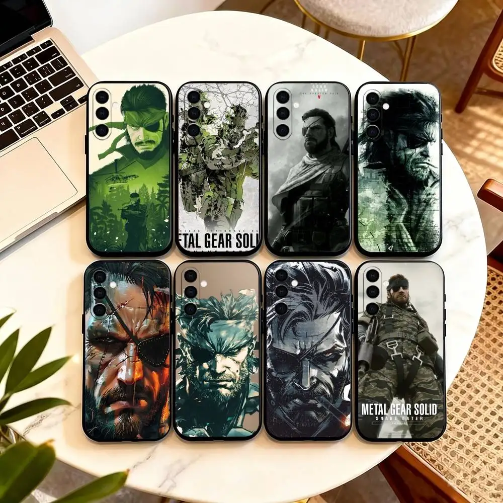 Metal Gear Solid  Phone Case Black Silicone Soft For Samsung Galaxy A73,A72,A71,A70,A53,A52,A51
