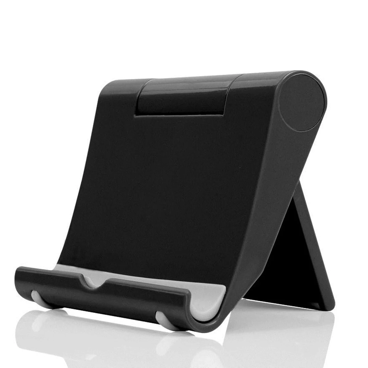 Mobile Phone Holder Anti Slip Foldable Portable Black And White Desktop Holder  Suitable For Placing Mobile Phones And Tablets