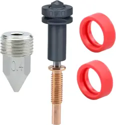 Upgrade Exchangable Trimetal High Flow Nozzles 0.4 - Hardened Steel, Copper, Titanium TC4 f RapidChange F REVO Hotends