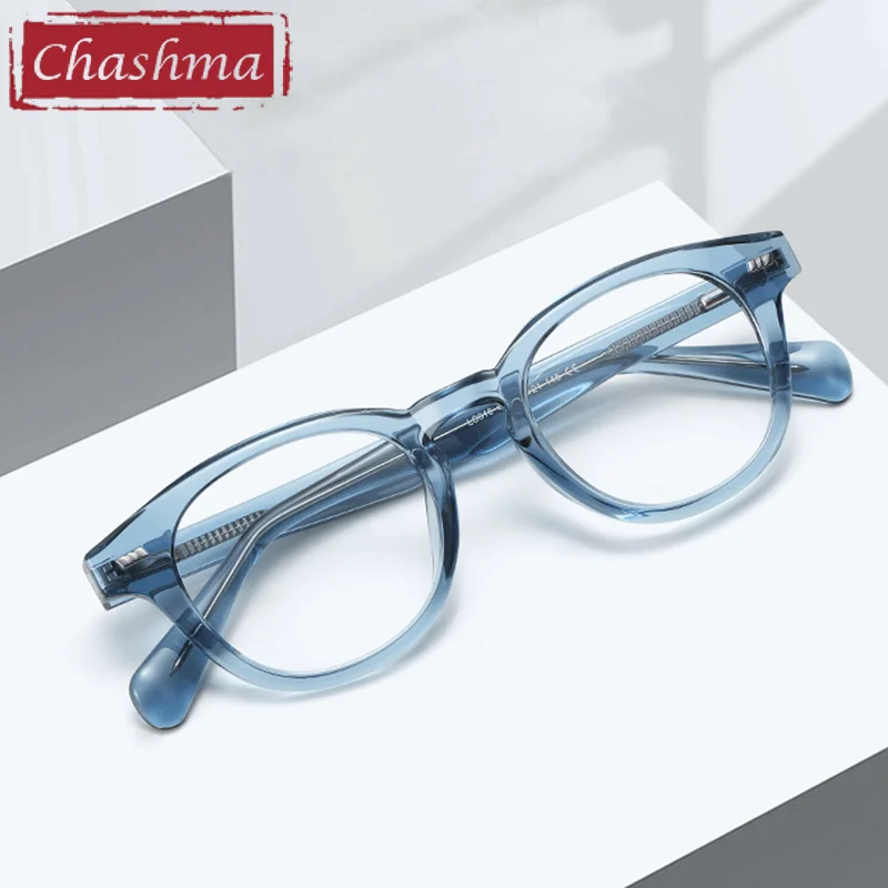 Chashma Prescription Glasses Optical Round Eyewear Fashion Vintage Frames Spectacles for High Degree Women Men Graduate Lenses