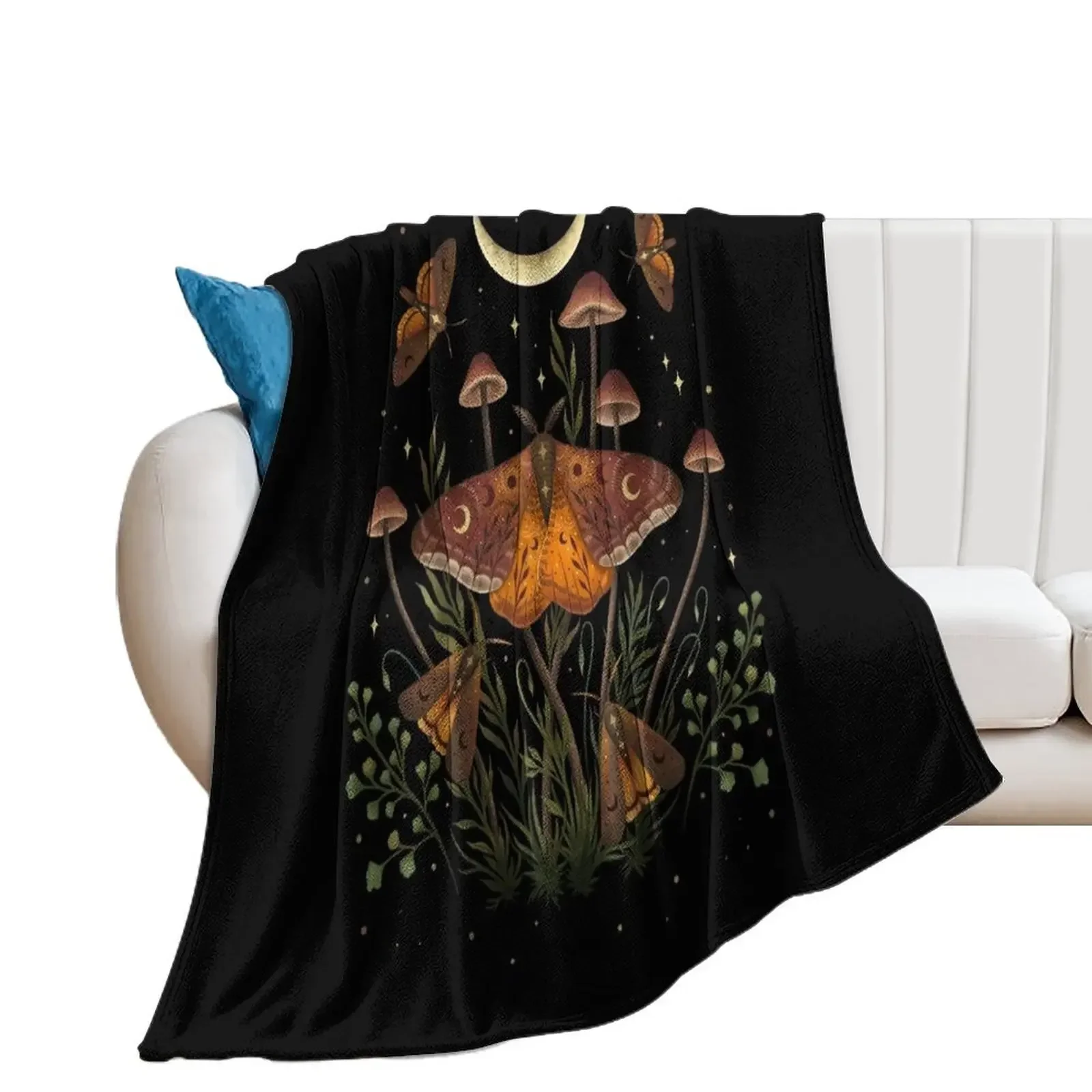 Autumn Light Underwing Throw Blanket Picnic Summer Shaggy Blankets