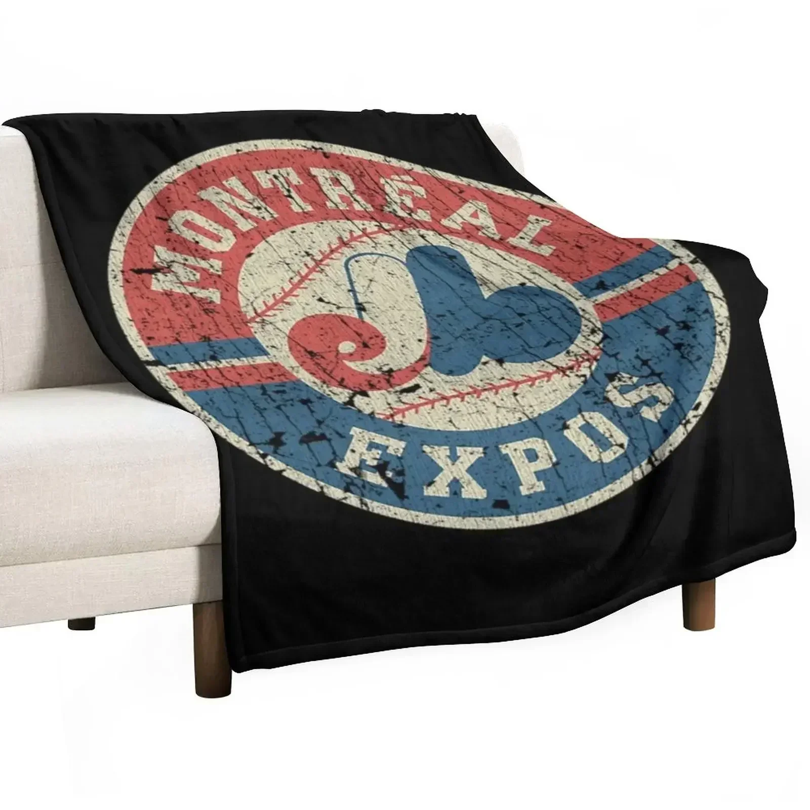 Montreal Expos T-ShirtMontreal Expos 1969 Throw Blanket for sofa Tourist Soft Beds Blankets