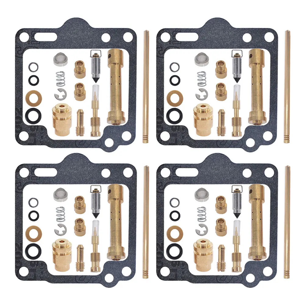 Paquete de 4 Kit de reparación de carburador de repuesto para Yamaha XS1100 1978-1979 Reemplazo para Yamaha XS1100F 1979