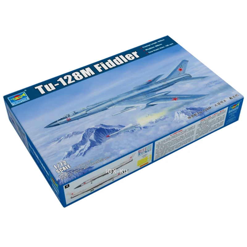 Trumpeter 01687 1/72 Russian Tu128 Tu-128M Fiddler Interceptor Aircraft Plane Plastic Assembly Model Toy Gift Building Kit