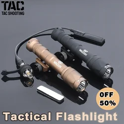 WADSN M300 M600 M300A M600C Tactique lampe de Poche 400lm/600lm Blanc LED Lumière Fit 20mm Picatinny Rail Chasse Airsoft Accessoire