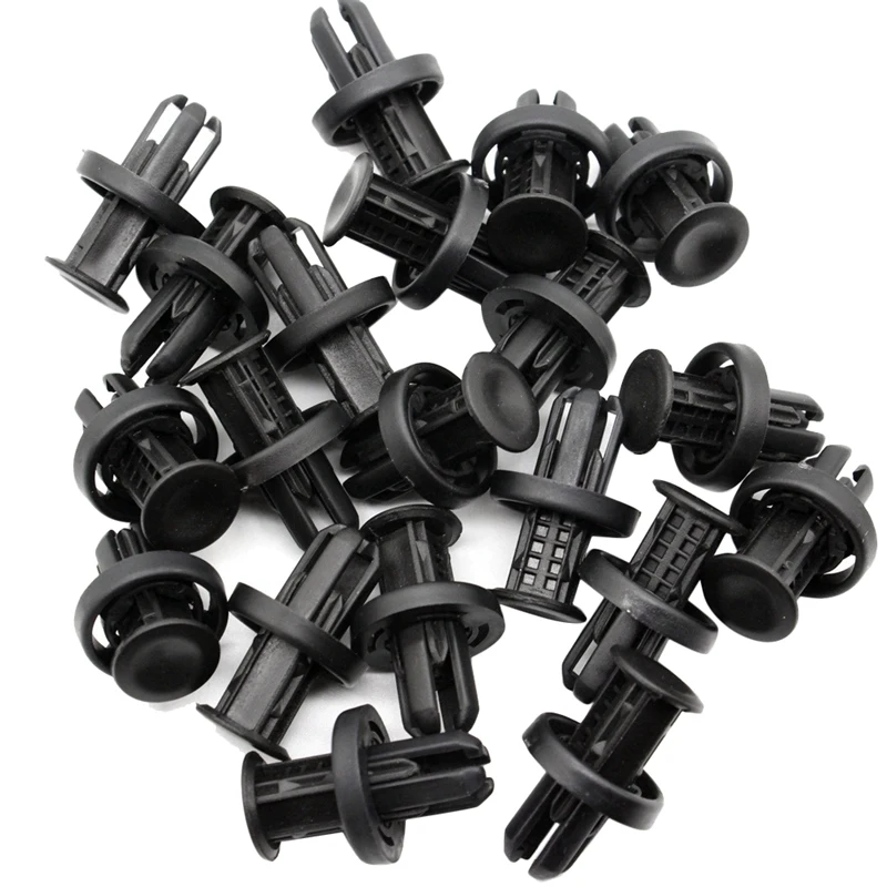 100Pcs Clips Retainer Fastener Screws Mountings Nut Clamp 91505-TM8-003 For Honda