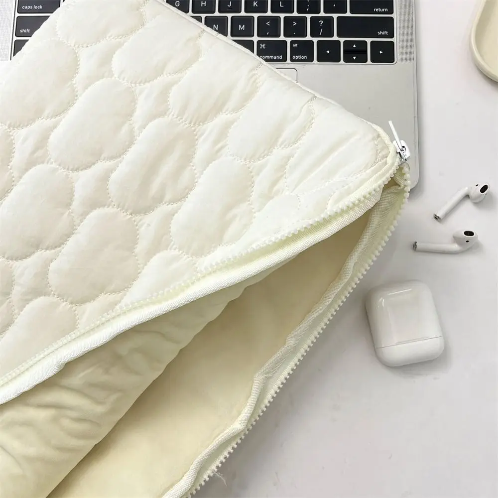 Weiche Laptoptasche im koreanischen Stil, tragbare Wolken-Laptop-Hülle, gepolstert, leicht, Computertasche, Notebook-Aufbewahrung