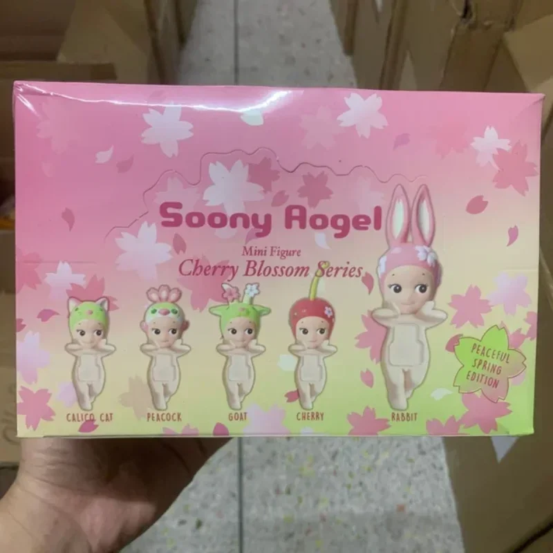 Sonny Angel Cherry Blossom Spring Series Blind Box Surprise Box Limited Edition Handgefertigte Puppe Desktop-Telefon dekorieren süßes Kinderspielzeug