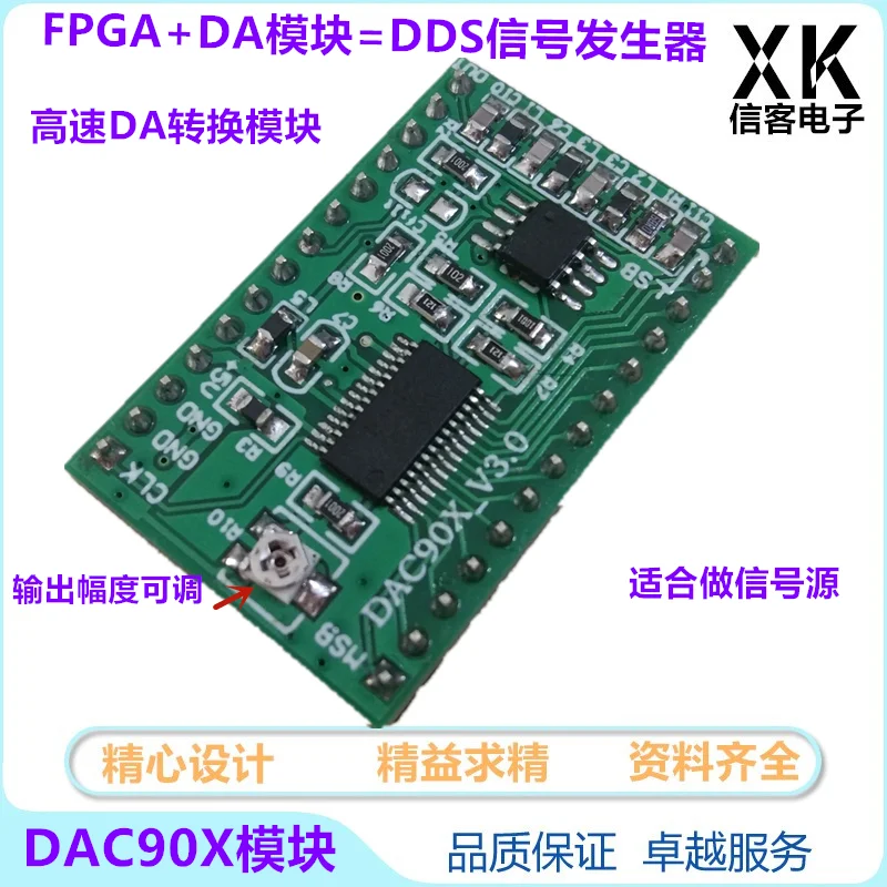 DAC900 DAC902 DAC904 10 12 14 Bit High Speed Digital to Analog Converter Module 165MSP