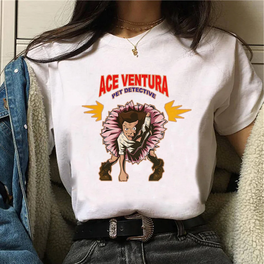 Ace Ventura tshirt women Y2K Tee girl Japanese y2k designer clothes