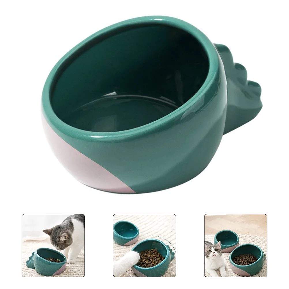 

Ceramic Pet Feeding Bowl with Anti-Slip Bottom for Cats and Dogs, Non-Spill Design, Round Edge Safety, Ideal Gift for Pet