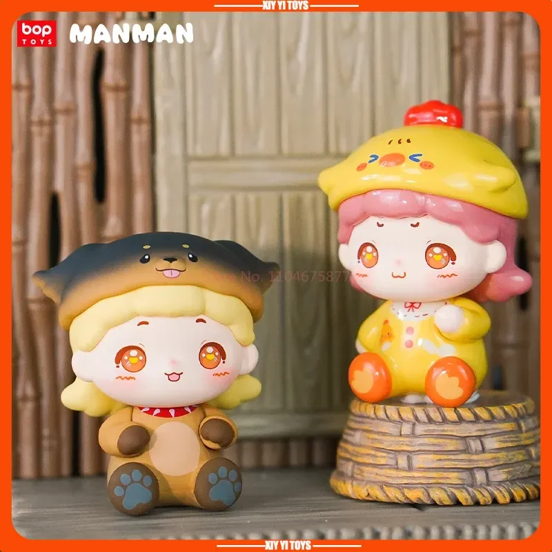 

New Trendy Pop Manman Small Pasture Adventure Series Cute Grain Blind Box Handmade Collection Ornament Gift