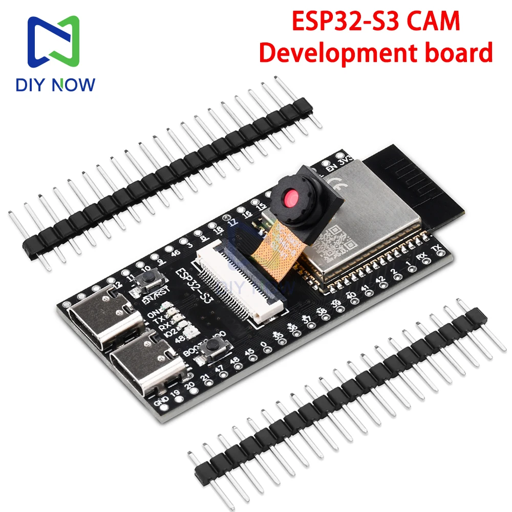 

ESP32-S3 CAM development board ESP32-S3 N16R8 dual TYPE-C OV2640/OV5640 Camera WiFi Bluetooth module onboard