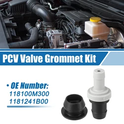 X Autohaux PCV Valve Grommet Exhaust Positive Crankcase Ventilation Fittings No.118100M300/1181241B00 for Nissan Sentra 200SX