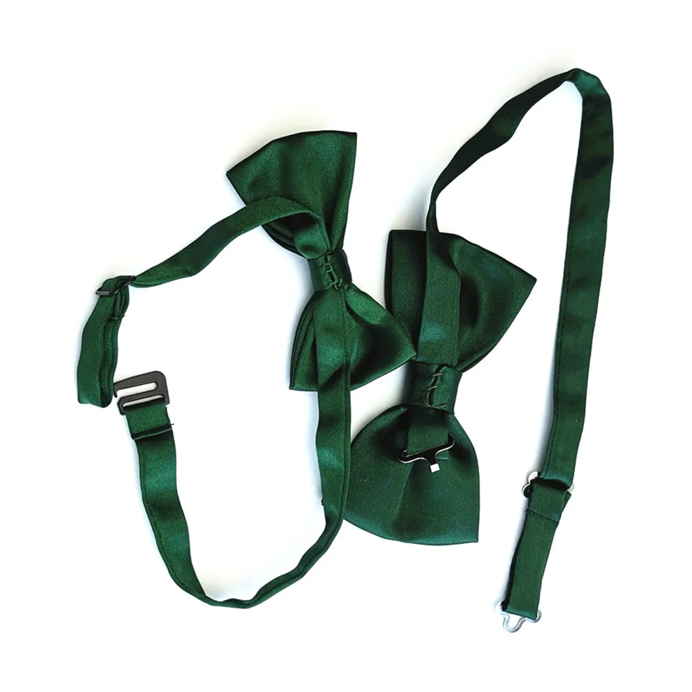 Hơi Đen Xanh Nam Nữ Treo Áo Thắt Nơ Bộ Cao Dây Đeo Đàn Hồi Mạnh Mẽ 4 Kẹp-Trên Suspender Đính Nơ Cổ bộ Người Lớn Trẻ Em Bé Trai