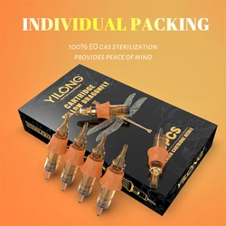 Tattoo Patrone Nadeln 10 Stück Einweg Tattoo Nadel Patrone Integration Patrone Nadeln Round Liner Shader für Tattoo