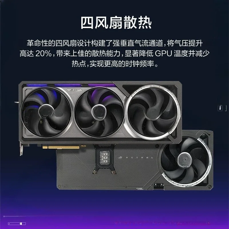 Gaming RTX5090D game 32G memory graphics card, supports 4K display