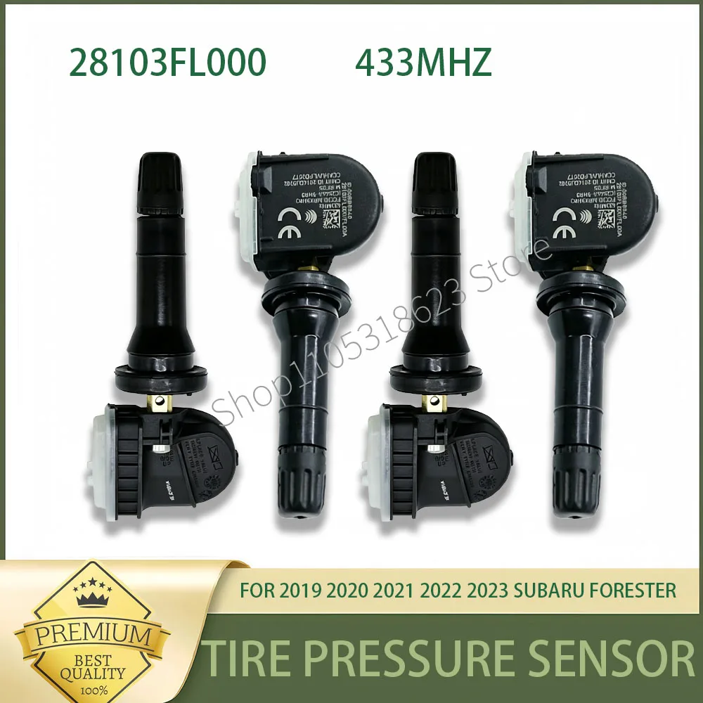 

TIRE SENSORS 28103FL000 433MHz FOR 2019 2020 2021 2022 2023 SUBARU FORESTER TIRE PRESSURE SENSOR TPMS 28103FL100B